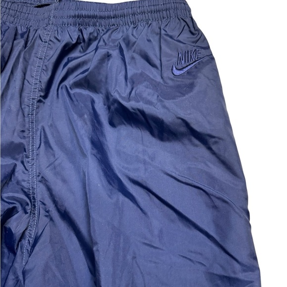 ✨ Vintage 80s Nike Red Tag Blue Nylon Windbreaker Track Pants Size L RARE ✨ - Picture 3 of 5